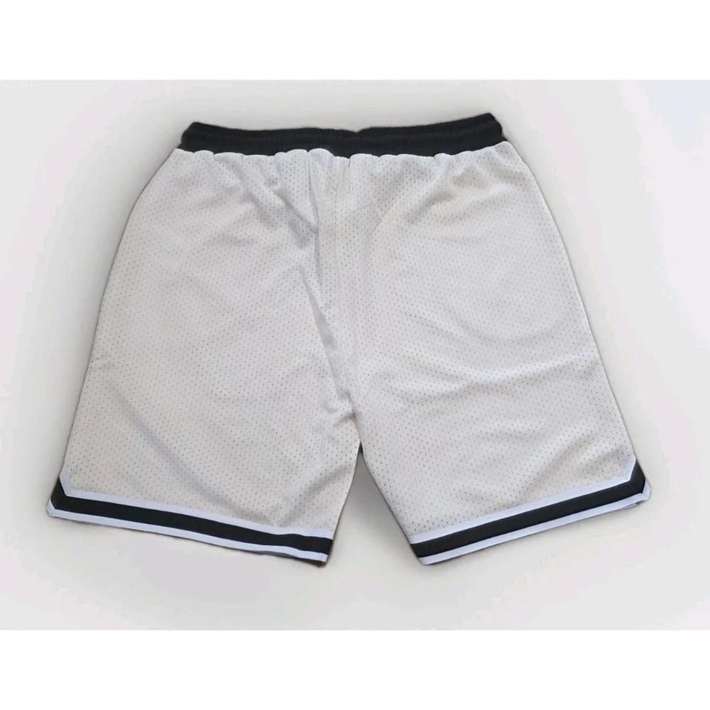 Active After Coffee Mens Connection Shorts White Sand Black Accents Size M NWT